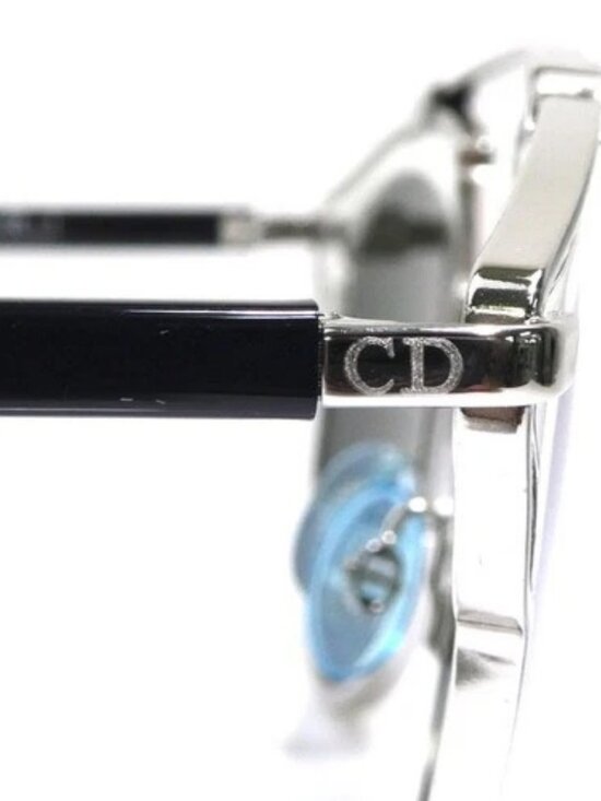 Auth Christian Dior Sunglasses Silver/Black Metal/Plastic - h31606g main image 11